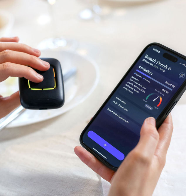Analyze your Digestion in Real Time